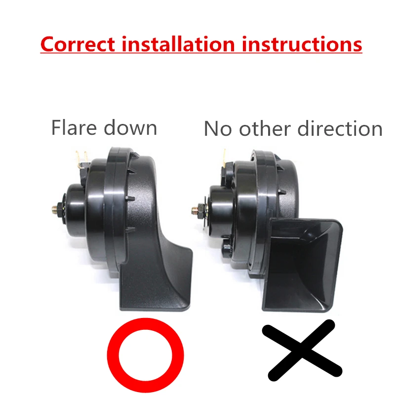 410/510Hz For FORD C-Max Edge EcoSport Fiesta F-150 S-Max Kuga Mondeo Explorer Car Snail Horn 12V 110-125db Loud Waterproof - купить по