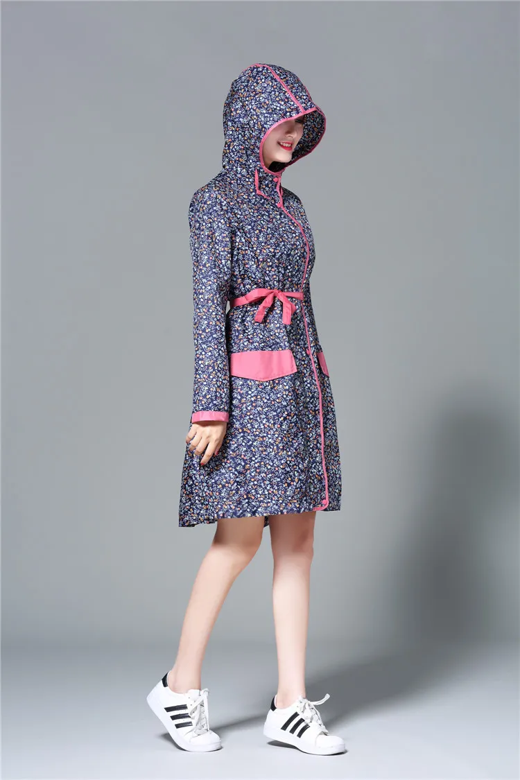 Длинные женские плащи-пончо дождевики уличные водонепроницаемые пальто куртки