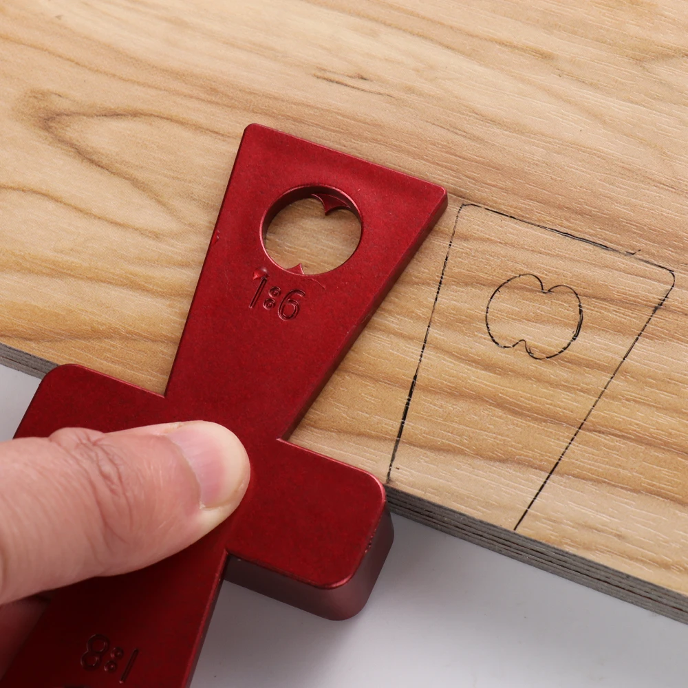 2 шт. линейка для поделок ласточкин хвост маркер Scribe Line планировщик