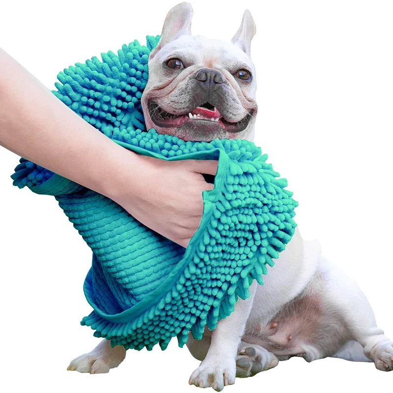 

Dog Towel Absorbent and Quick-Drying Dog Wipes Pet Bath Towels Suitable for Large, Medium and Small Dogs M