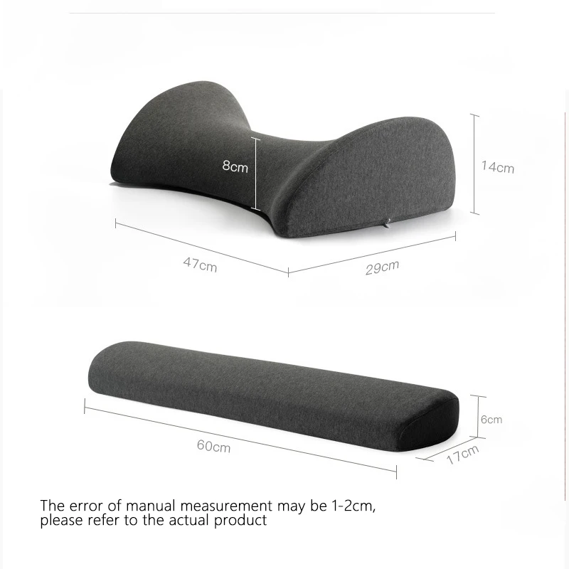 New Memory Foam Sleeping Lumbar Support Waist Pillows Bamboo Charcoal Correction Cushion for Orthopedic Backache Pregnant woman | Дом и сад