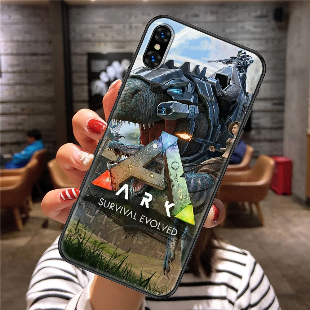 Чехол для телефона Game ARK Survival Evolved для iPhone 5 5s SE 2 6 6s 7 8 12 Mini Plus X XS XR 11 PRO MAX черный модный.