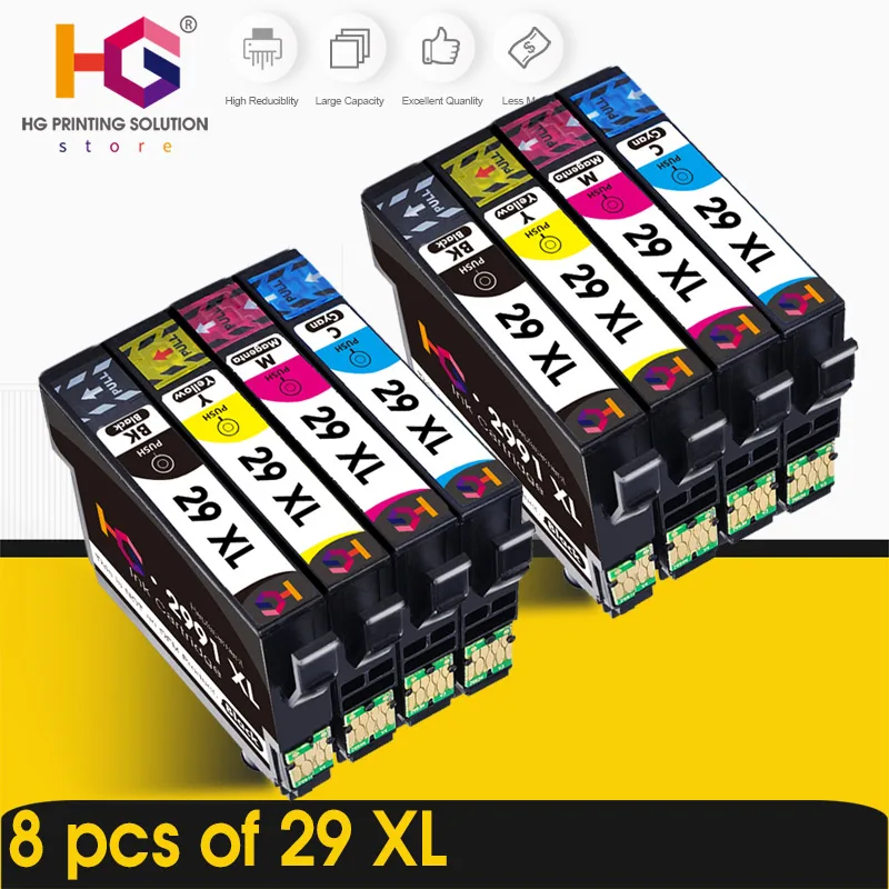 При заказе 1 10 штук совместимые картриджи T29XL T2991 29 XL замена для Epson XP235 XP245 XP247 XP255 XP257