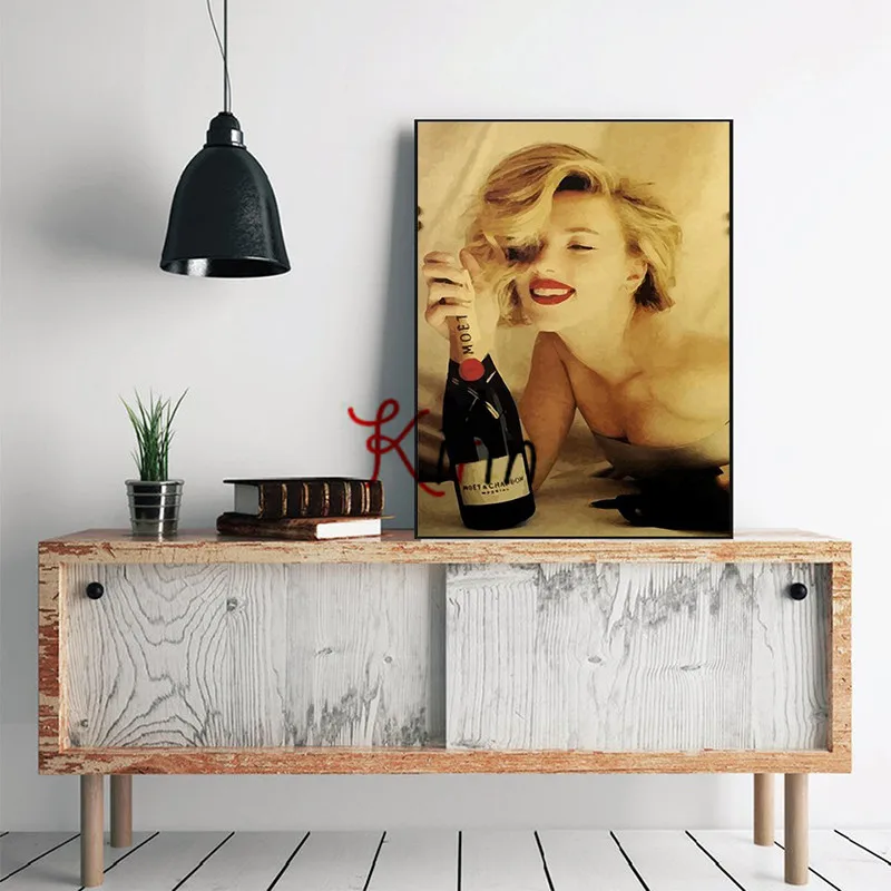 Кирин шоу без рамки Красота Девушка виноград вино домашний декор картины DIY