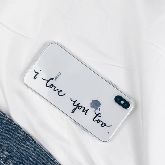 Прозрачный чехол Love для iphone 7 8 6 6S Plus, чехол для Apple iphone XR X XS Max 6 s 5 5S se 5 s 11 Pro Max, чехол