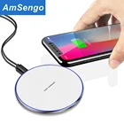 Быстрое беспроводное зарядное устройство 10 Вт для Huawei P30 Pro Xiaomi Mi 9 Samsung S20 S10 S9 S8 Быстрая зарядка для iPhone 12 12Pro Max 11 XS XR X 8