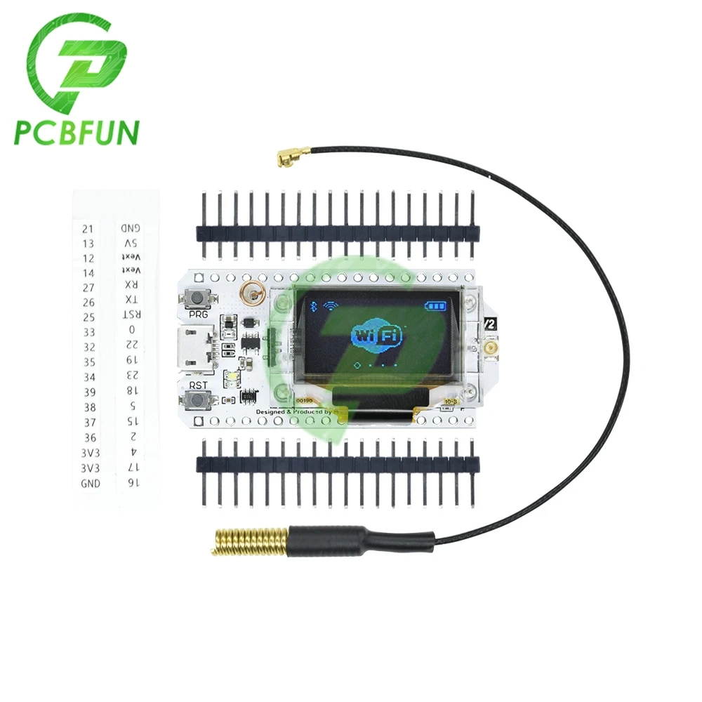 Макетная плата LoRa ESP32 3 В 7 в SX1278 0 96 OLED Wi Fi Bluetooth Knot 430 470 МГц 802 11 b/g приемопередатчик
