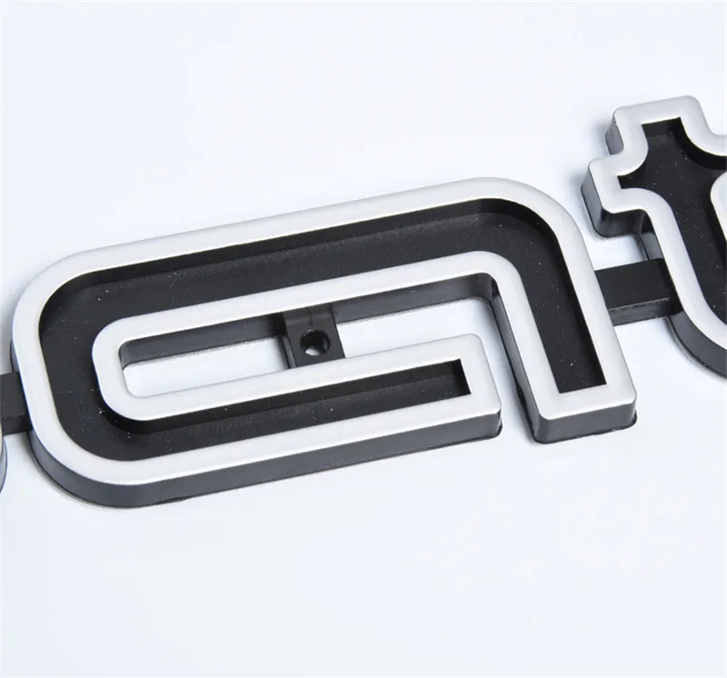 10PCS Car styling 43.5*3.5cm High Quality ABS Plastic Emblem Car front grills Badge For A3 A4 A6 A7 Q3 Q5 Logos Sticker