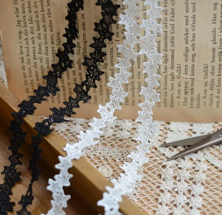 Кружевная лента из полиэстера с вышивкой 5 ярдов | Дом и сад