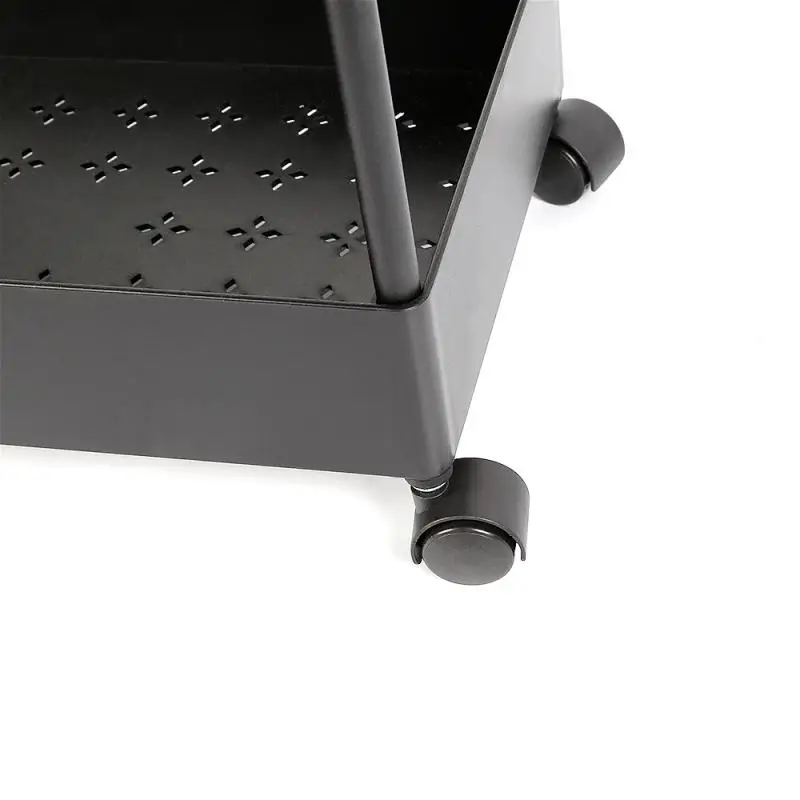 4-ярусная передвижная полка для хранения с шкивом кухни туалета ванной на