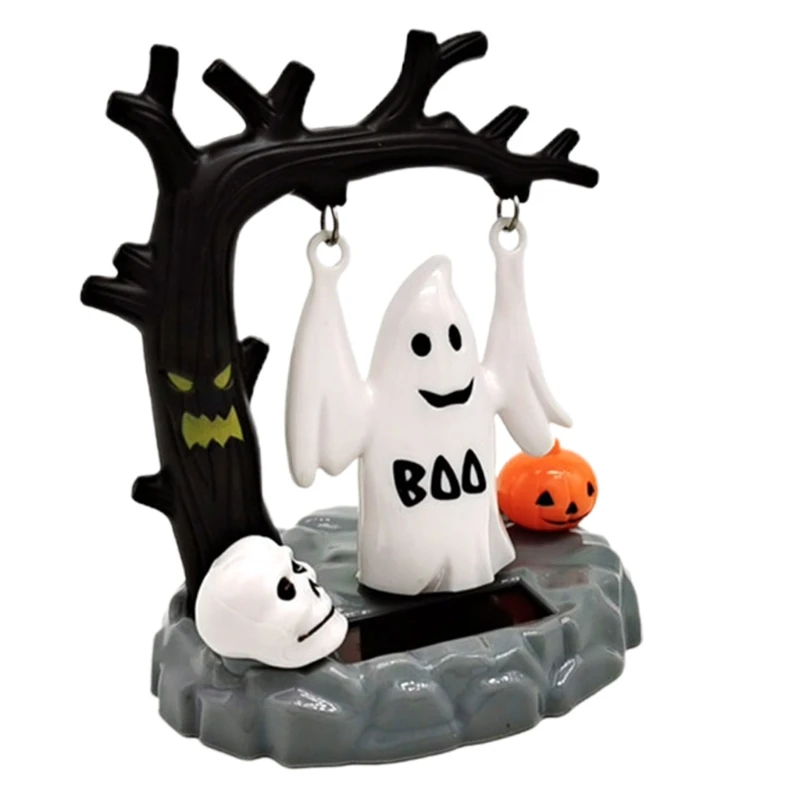 

2 Pieces Gag Gift for Kids&Adults Halloween Solar Pumpkin Ghost Kids Party Favor Toys Creative Supplies for Kids/Adults