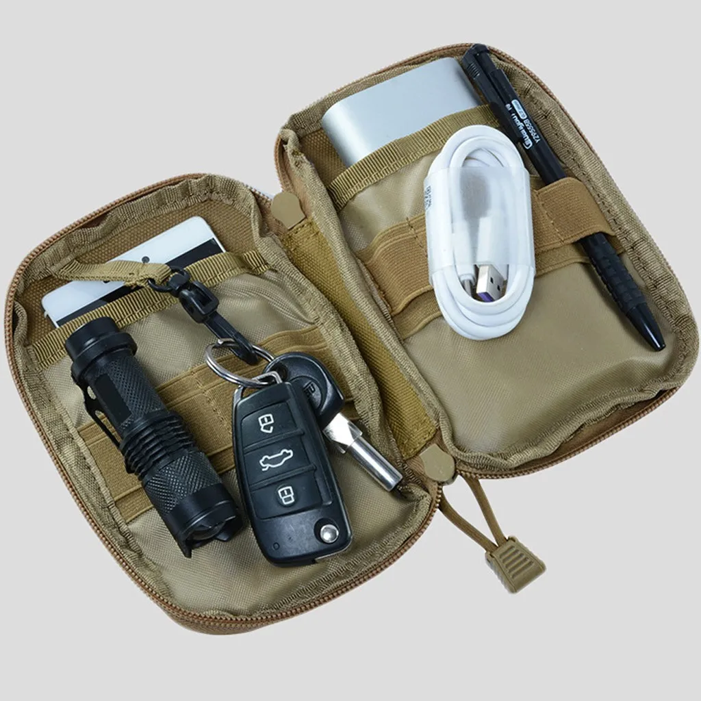 Oxford Tactical Bag Outdoor Military Multi-Function Waist Fanny Pack Phone Key Mini Tools Waterproof Airsoft Sport Hunting Pouch | Багаж и