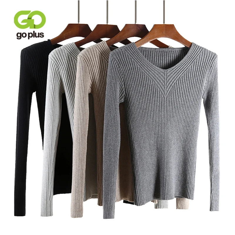 GOPLUS теплый плотный пуловер для женщин базовый свитер 2021 осень-зима в винтажном