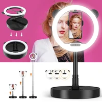 10 inch led videography ring light with stand and phone holder premium camera selfie equipment lamp for iphone gimbal tripod kit