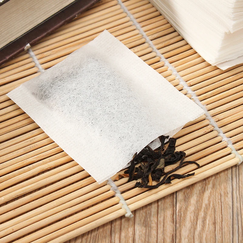 

100Pcs/Set 12x16cm Teabags Empty Tea bags Heat Seal Filter Pepper Cook Herb Loose Tea Bags Seal Filter Cook Herb Spice bags