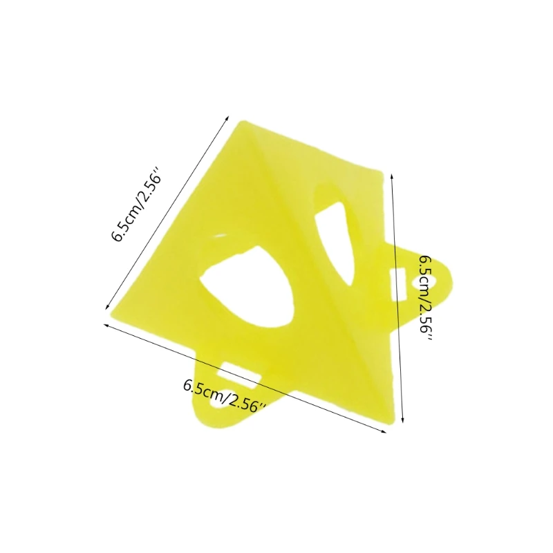 

Stable Mini Pack Of 10/20 Painter's Pyramid Stands Lightweight Plastic Yellow For Woodworking /Painting High Quality