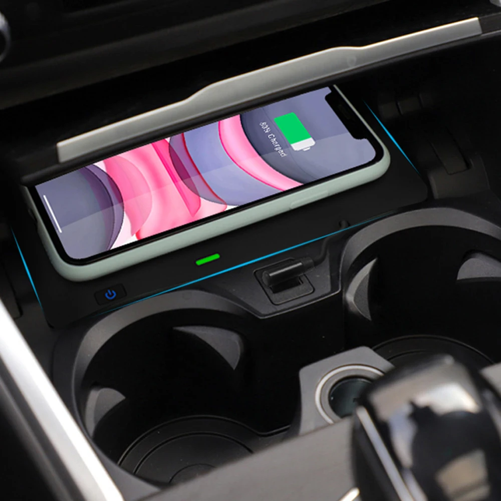 

Car Universal 10W Wireless Fast Charger For BMW G20 2019-2020 Series For Iphone 11 Xr Xs 8 Dashboard Holder Mount Phone Stand
