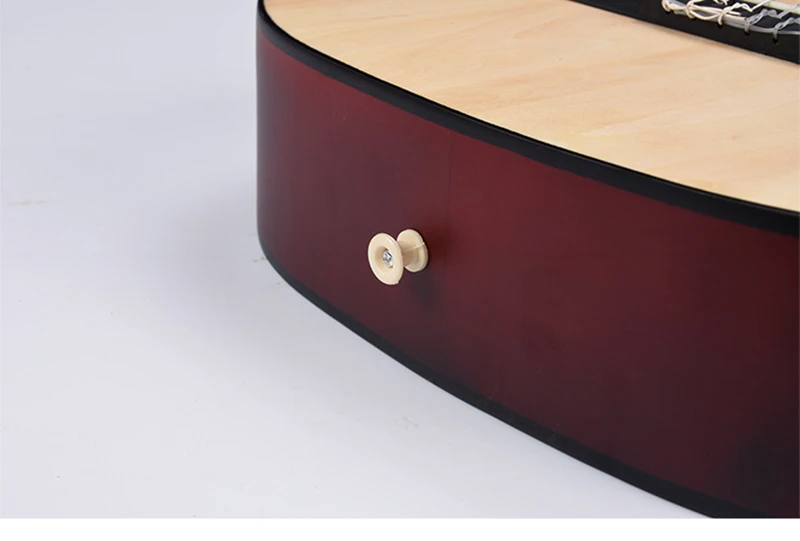 36 Inch Classical Guitar 6 String Basswood Electric Instrument with Capo Strings Picks Strap AGT273A | Спорт и развлечения