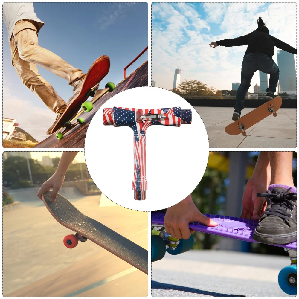 

Skateboard T Tool with T-Type Allen Key and L-Type Phillips Head Wrench
