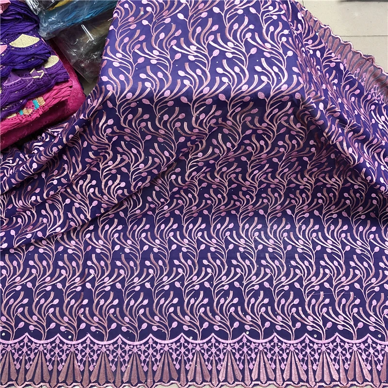 Новейшая швейцарская кружевная ткань нигерийское хлопковое кружево с вышивкой