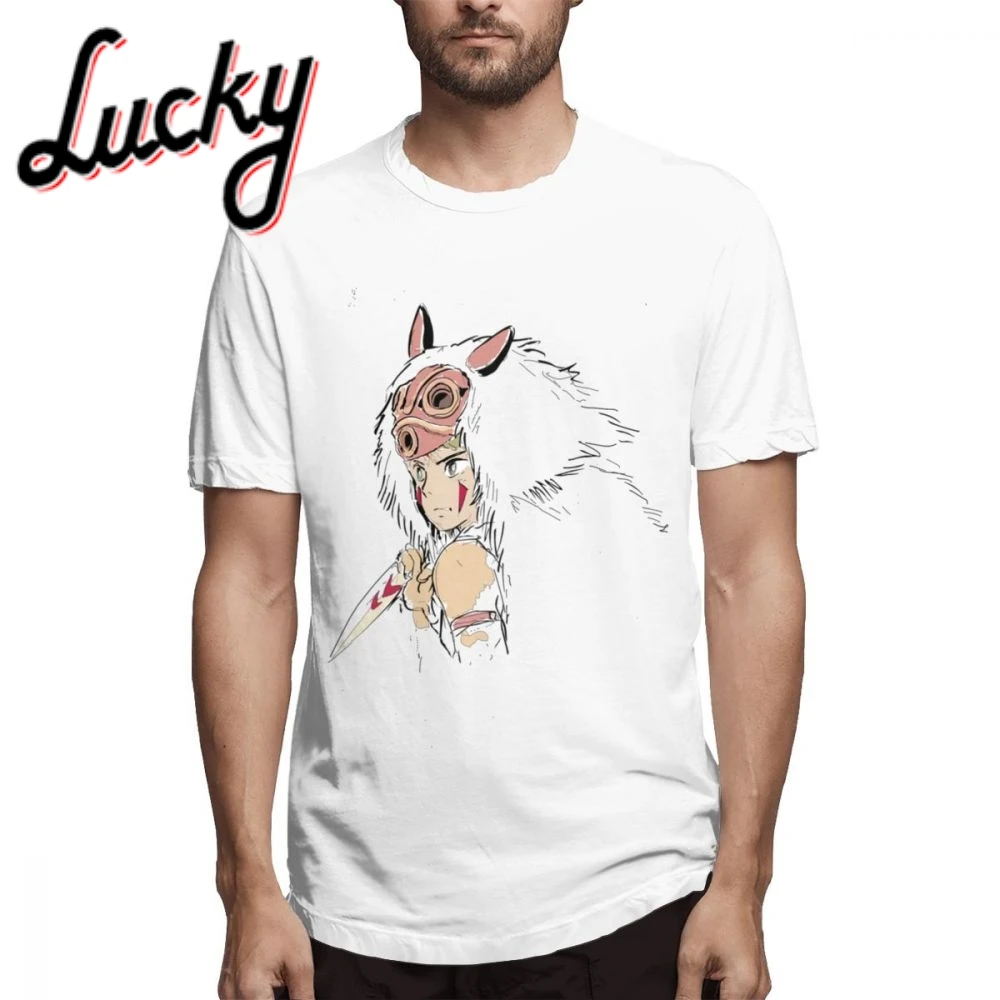 Красивая хлопковая Футболка Mononoke из японского аниме Мужская мягкая модная