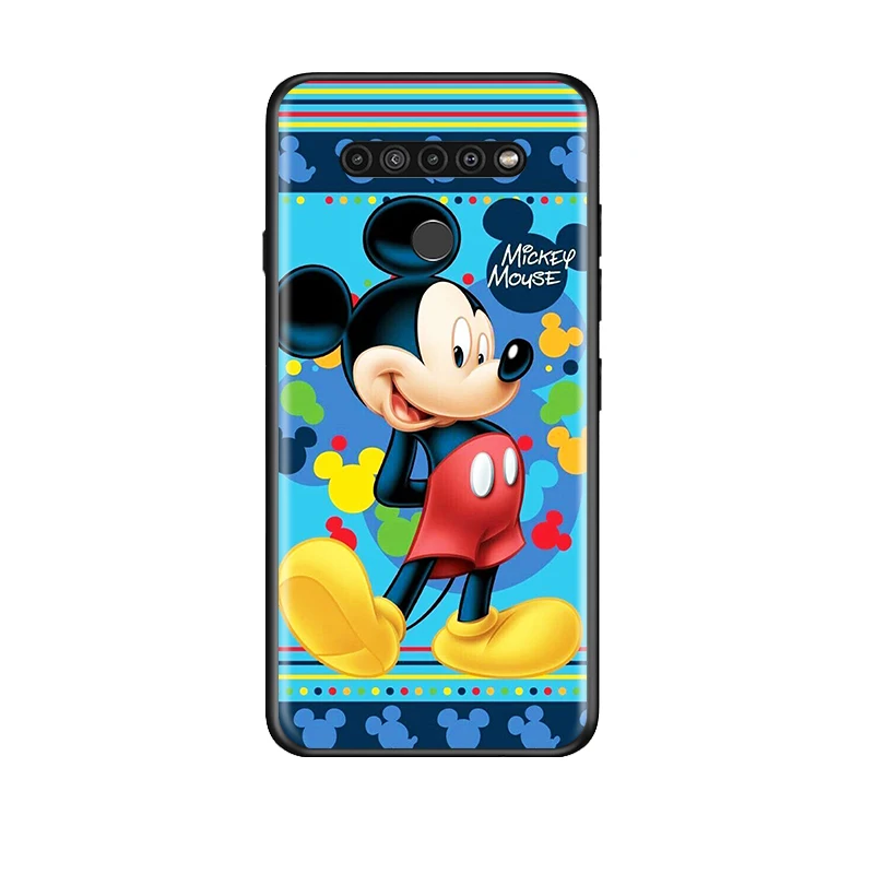 

Cute Mickey Disney Mouse for LG G8 G8S G8X V30 V35 V40 V50 V60 ThinQ Q60 K40 K50 K30 K41 K51 K61 K71 K92 Black Phone Case