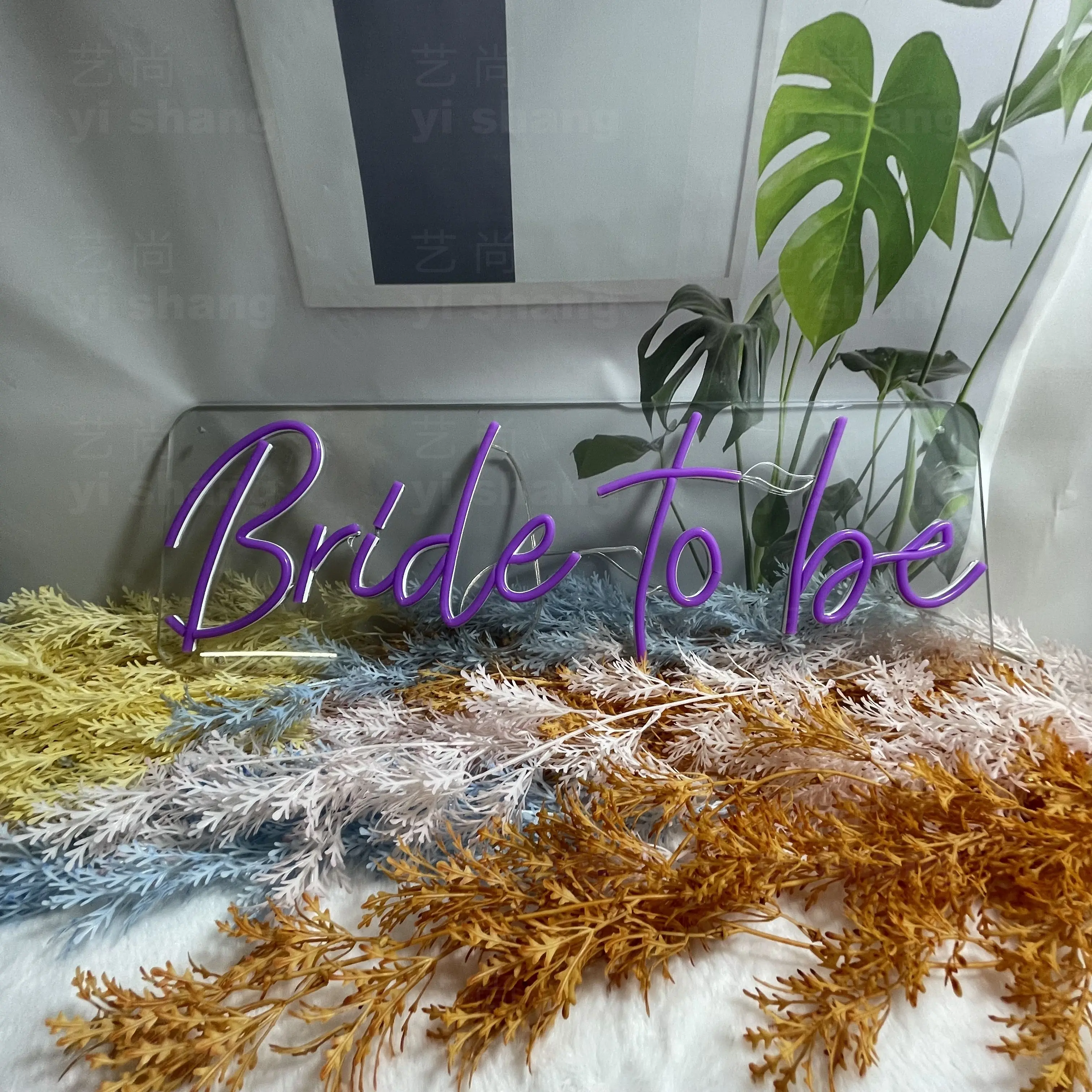 Custom LED Neon Plaque Sign Bride to be Suitable For Home Hall Restaurant Propose Wedding party Background Decor Light |