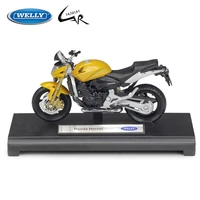welly 118 model car simulation alloy metal toy motorcycle childrens toy gift collection model toy honda hornet