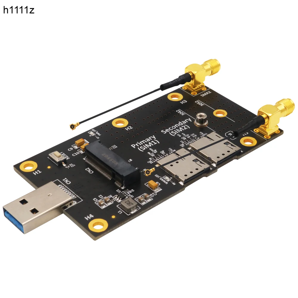 NGFF M.2 ключ B USB 3 0 адаптер карты расширения для 3G/4G/5G модуль Wi Fi с двойной слот карт