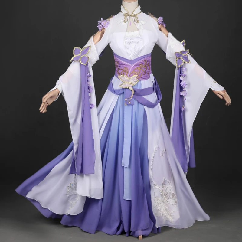 

2020 ли Шиши Косплей Костюм китайский ханьфу танцевальный костюм для хеллоуина и Рождества вечерние костюмы игра Аниме Китай древний ханьфу