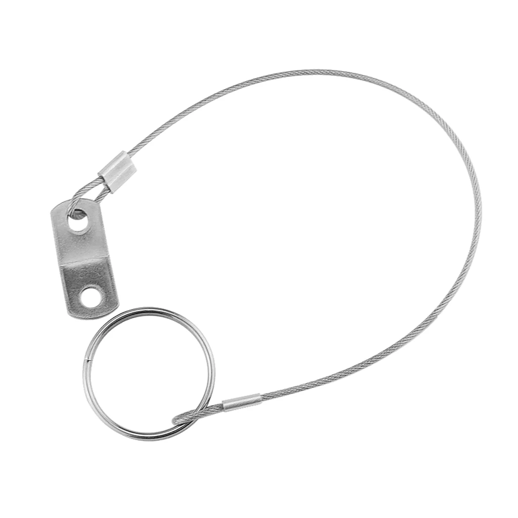 

Quick Release Pin, Stainless Steel w/ Lanyard, Boat Bimini Top Pin, 9.45"