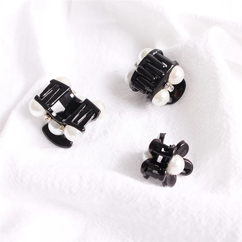 1 шт. Модные женские заколки для волос с жемчугом кристаллами Стразы мини-корона