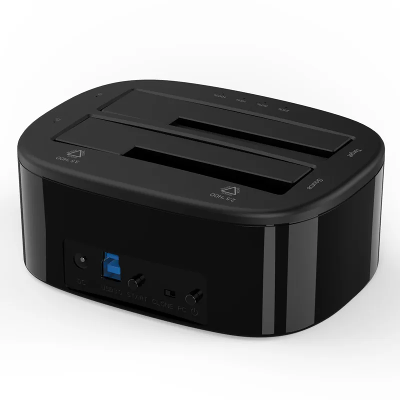 Док-станция ORICO Clone 2,5 3,5 Dual Bay SATA для USB 3,0 HDD корпус инструмент Бесплатный Дубликатор HDD чехол 24 ТБ для Windows Mac OS