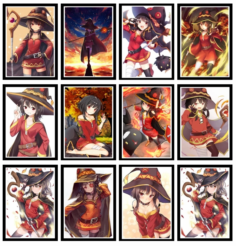 Идеальный постер JL коносуба мегумин милая девушка японский аниме подарок