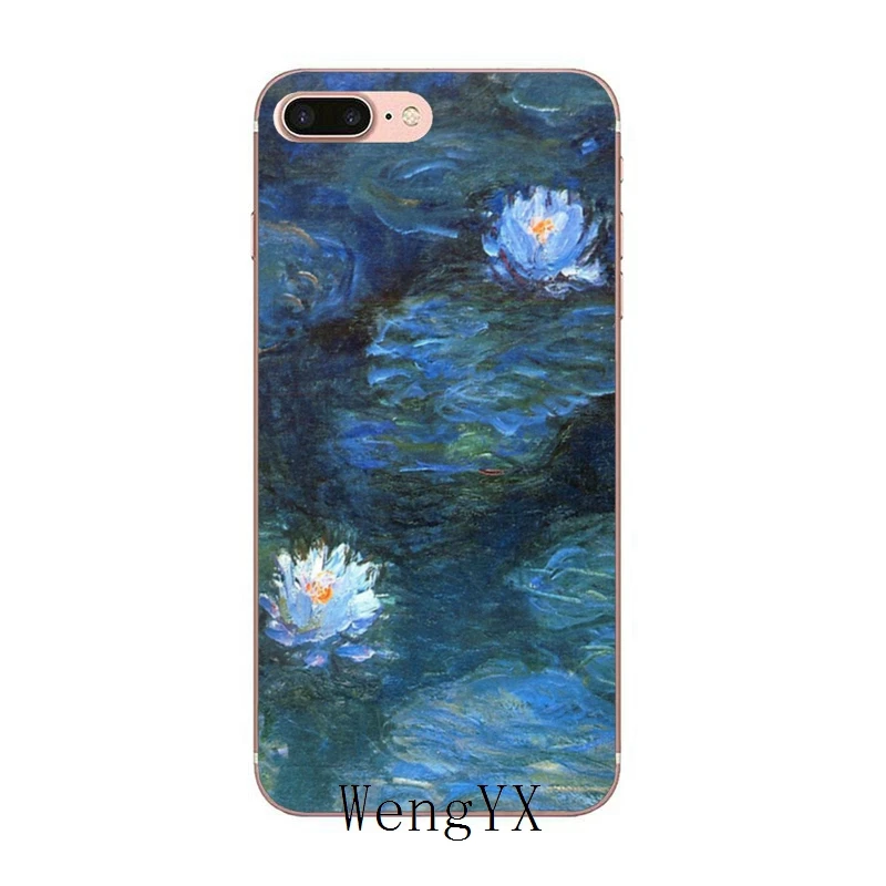 Новинка чехол Monet в виде садового лотоса для iPhone 11 Pro XS Max XR X 8 7 6 6S Plus 5 фотоблесток