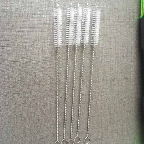5/10Pcs Stainless Steel Glass Nylon Straw Cleaner Brush Cleaning Drinking Pipe Reusable | Дом и сад
