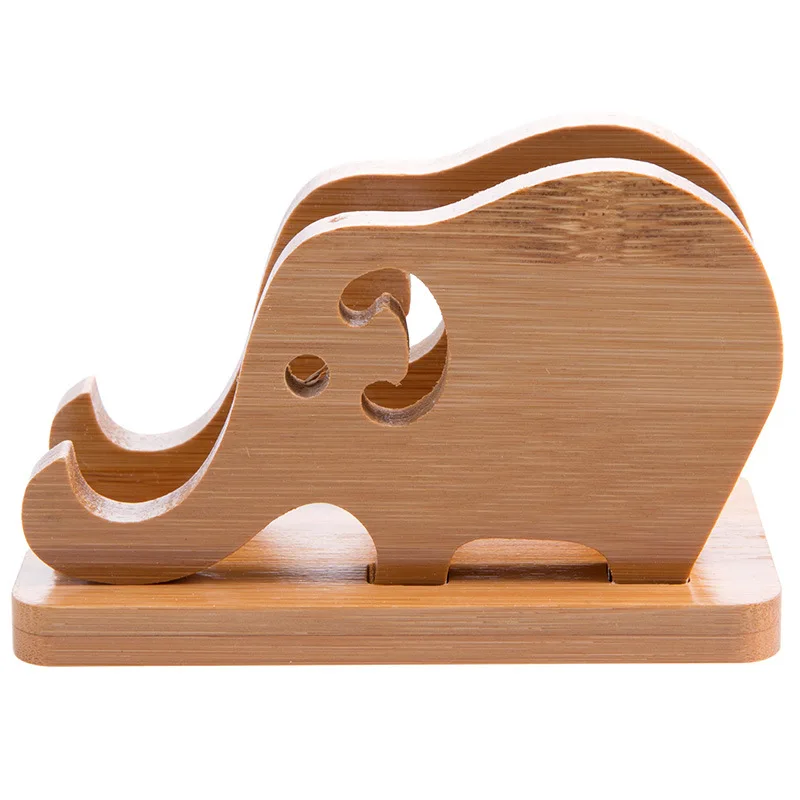 Чехол с откидной крышкой изображением слона из мультфильма бамбуковый планшет