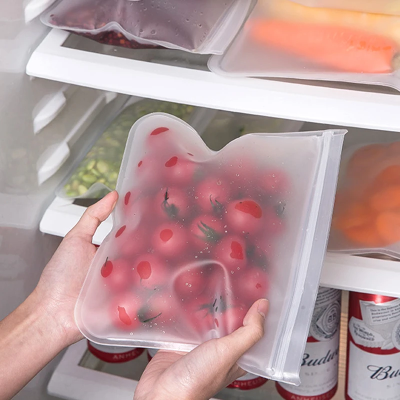 Герметичные силиконовые контейнеры для хранения пищевых продуктов многоразовые