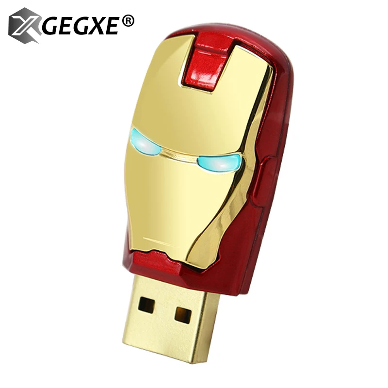 USB Flash Drive Metal Pen Drive 4GB 8GB 16GB 32GB USB2.0 Pendrive Avengers USB Stick Laptop