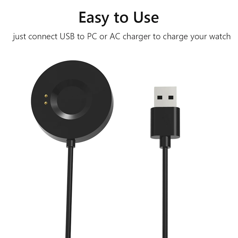 ALLOYSEED Watch Magnetic Charging Cable for ZTE GT EC24C Sport Charger Power Supply Wire Dock Stand Accessories | Электроника