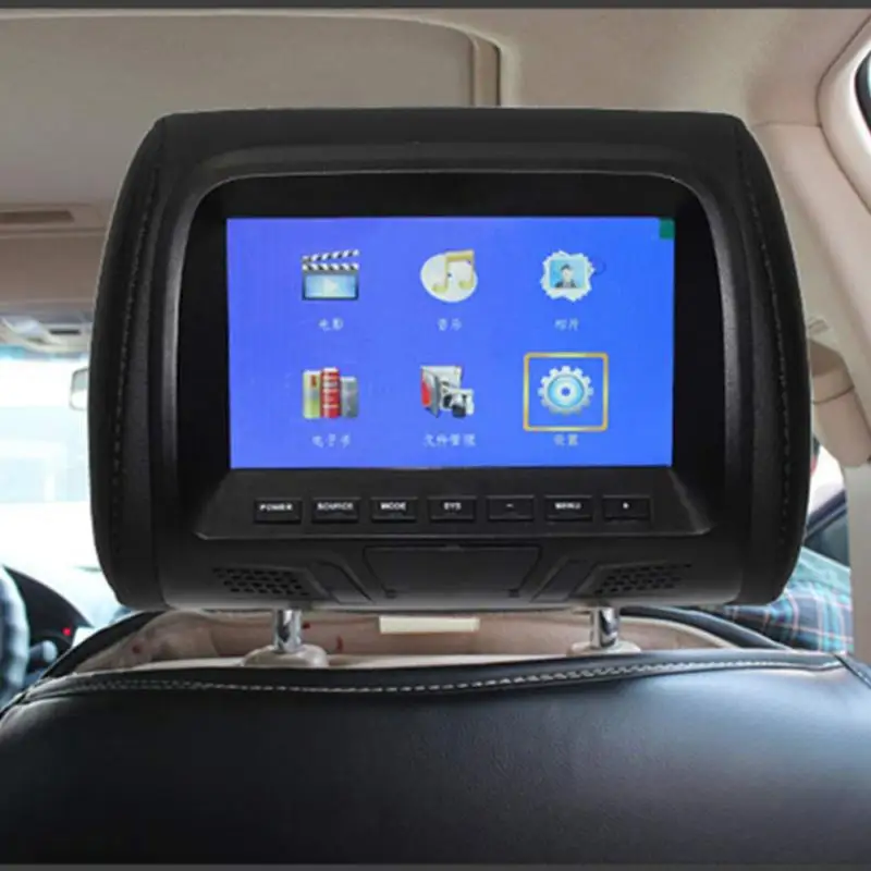 Универсальный 7 дюймовый монитор для подголовника автомобильные мониторы со