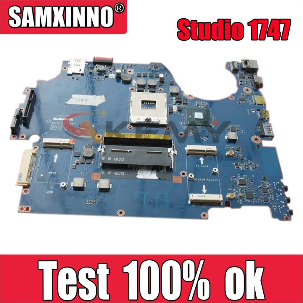 

Original Laptop motherboard For DELL Studio 1747 1749 Mainboard CN-0Y99F7 0Y99F7 NAT02 LA-5154P HM55
