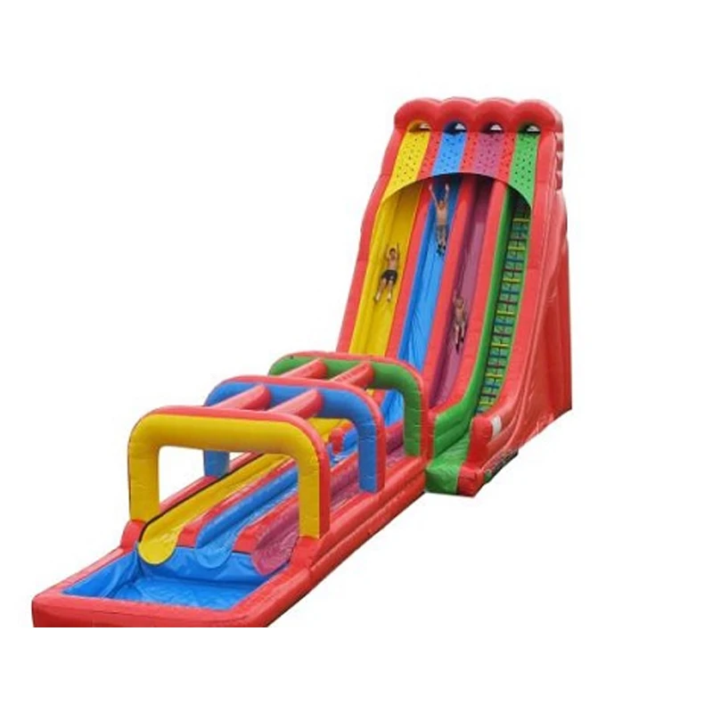 

China Gold Supplier factory inflatable slide with obstacle with pool 3in1 for sale