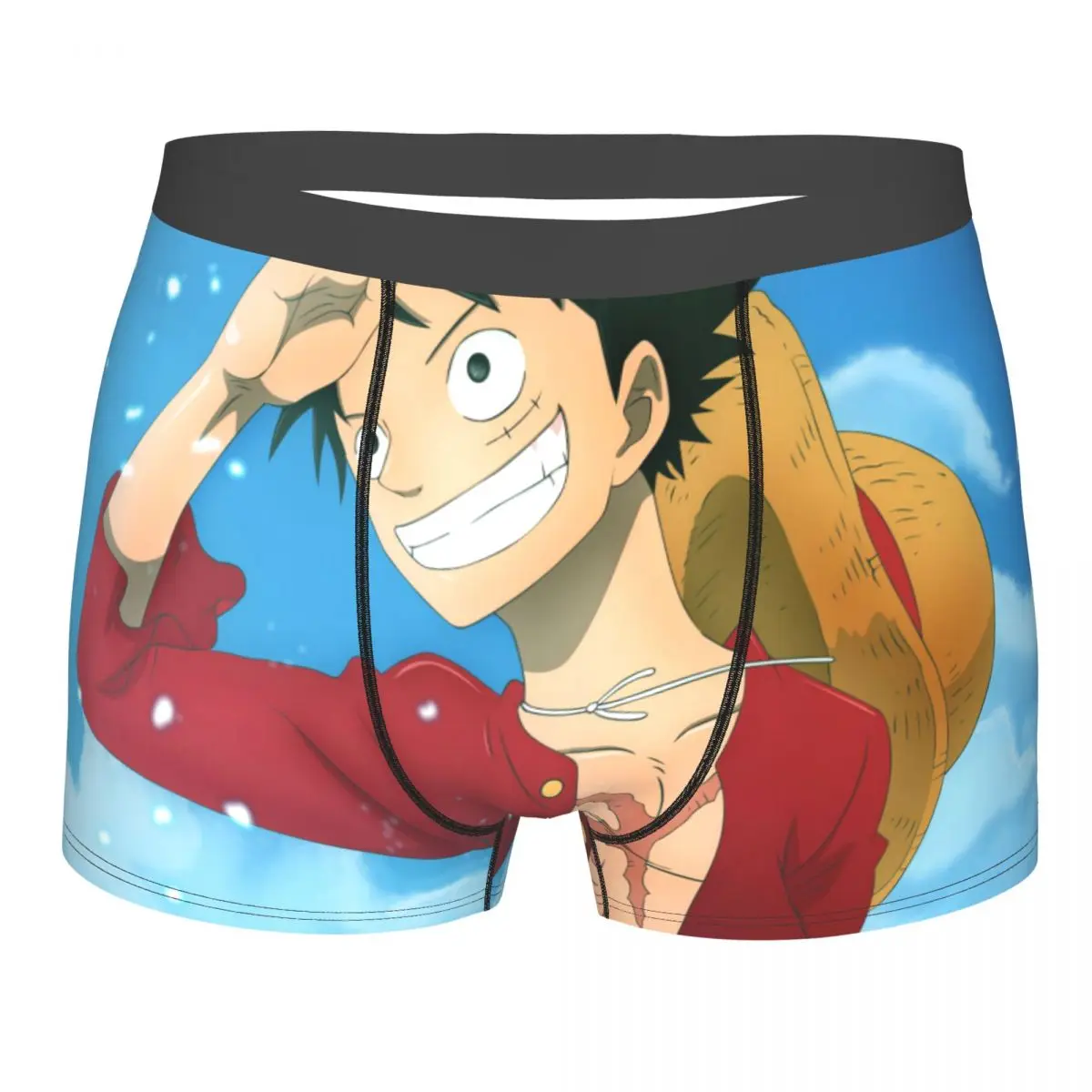 

Ship One Piece Anime Underpants Breathbale Panties Man Underwear Comfortable Shorts Boxer Briefs