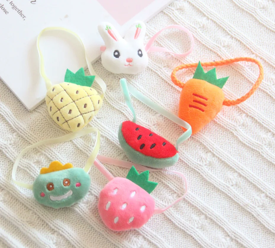 

20cm Plush Doll's Clothes rabbit Fruits Satchel Bag Accessories for Korea Kpop EXO Idol Dolls Clothing Fans Gift