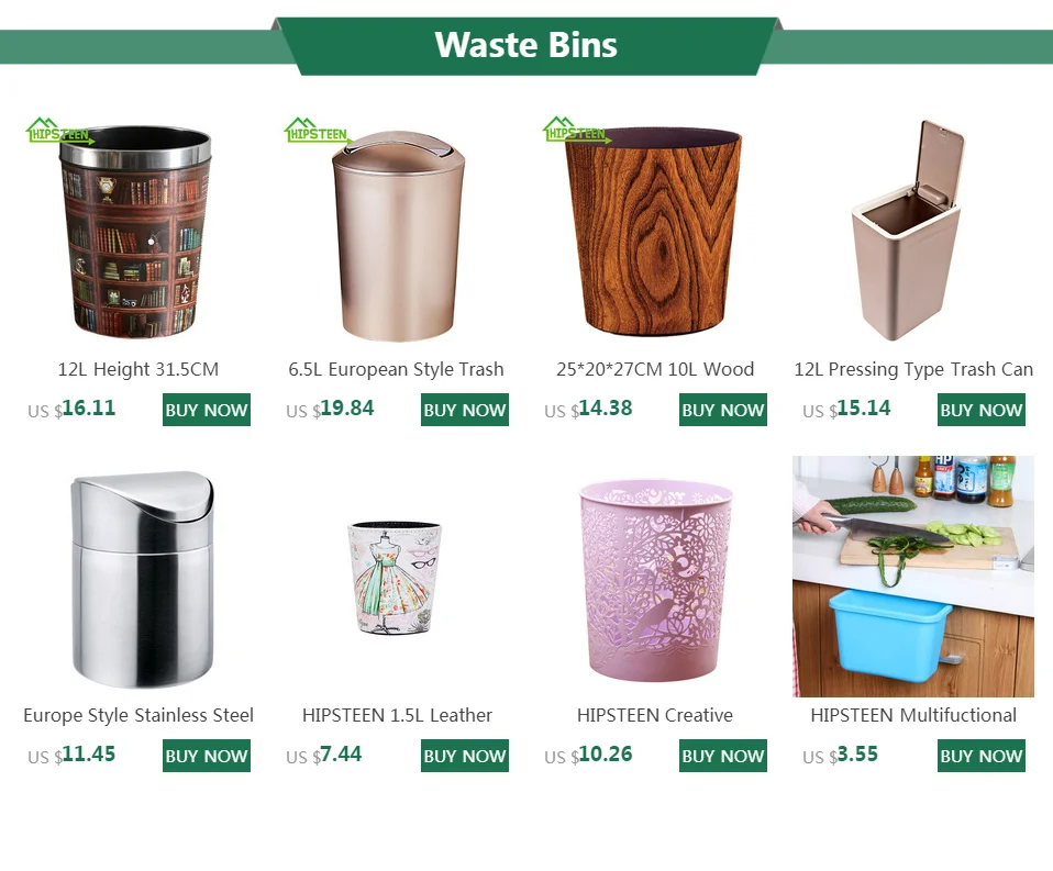 12L Pressing Type Trash Can Household Garbage Can with Lid for Home Office- Coffee
