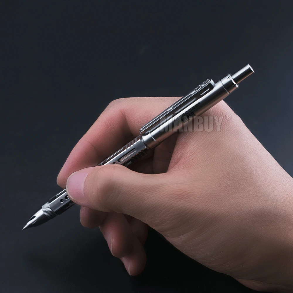 2024 Nitecore NTP48 механический карандаш из титанового сплава матовый черный глянцевый