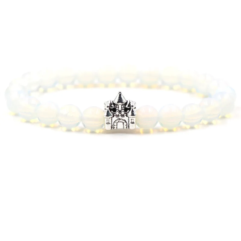 Серебряный замок узор бисерный браслет черный белый натуральный камень бусины браслет мужчины женщины друг подарок Шарм Strand ювелирные изделия