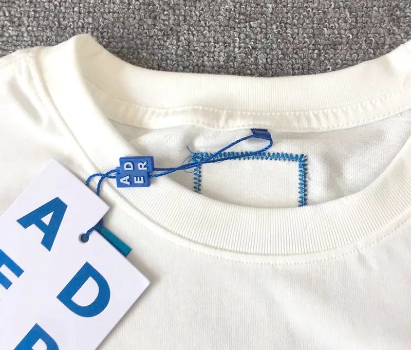 

ADER Spring And Summer Men's And Women's Loose T-Shirt Short-Sleeved Brand Clothing Color Embroidery Tops 2021 New