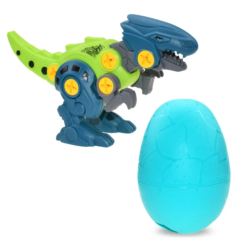 

New Type Nut Disassembly Dinosaur Egg With Screwdriver Tyrannosaurus Triceratops DIY Educational Model Toys Gifts For Children